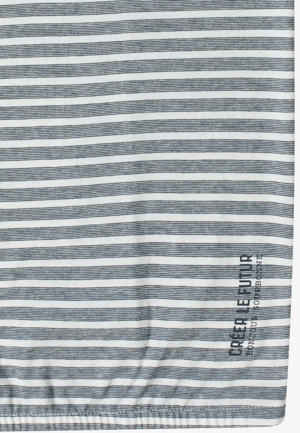 Kurzarm T-Shirt mit elastischem Saum