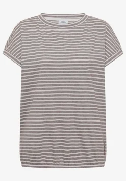 Kurzarm T-Shirt mit elastischem Saum