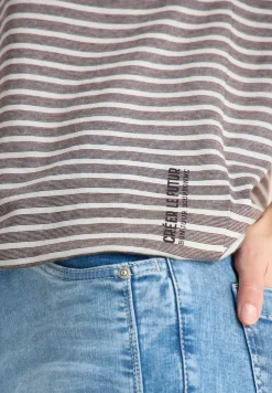 Kurzarm T-Shirt mit elastischem Saum