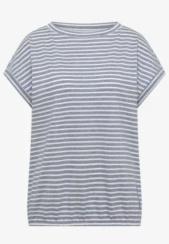 Kurzarm T-Shirt mit elastischem Saum