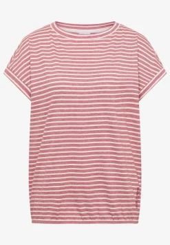 Kurzarm T-Shirt mit elastischem Saum