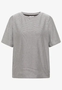 Kurzarm T-Shirt mit feinen Streifen