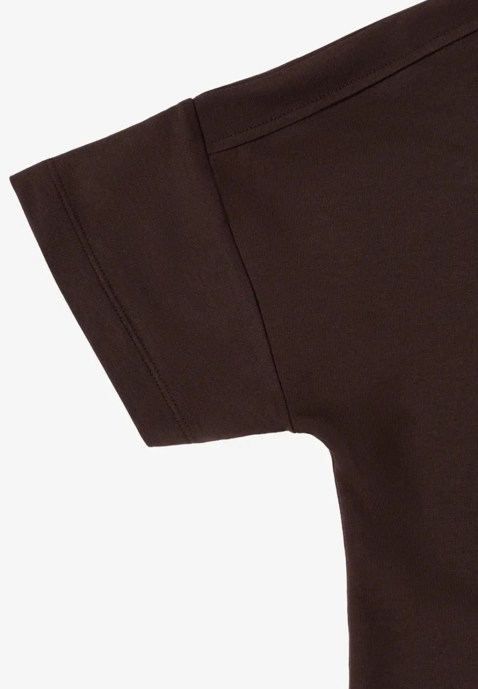 Kurzarm T-Shirt mit Schulterdetail