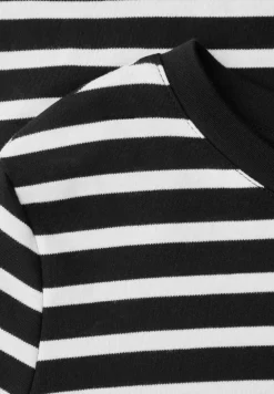 Kurzarm T-Shirt mit Streifenmuster