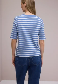 Kurzarm T-Shirt mit Streifenmuster