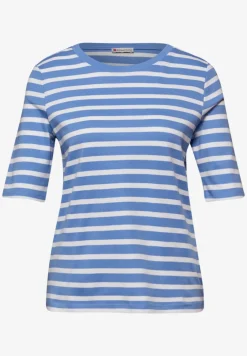 Kurzarm T-Shirt mit Streifenmuster
