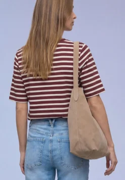 Kurzarm T-Shirt mit Streifenmuster