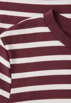 Kurzarm T-Shirt mit Streifenmuster