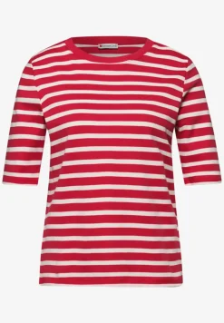 Kurzarm T-Shirt mit Streifenmuster