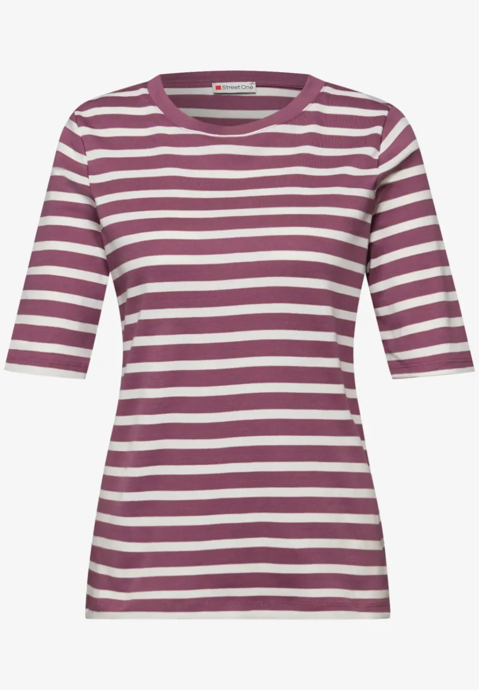 Kurzarm T-Shirt mit Streifenmuster