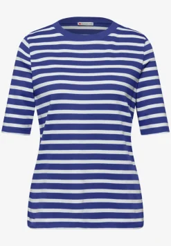 Kurzarm T-Shirt mit Streifenmuster