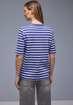 Kurzarm T-Shirt mit Streifenmuster