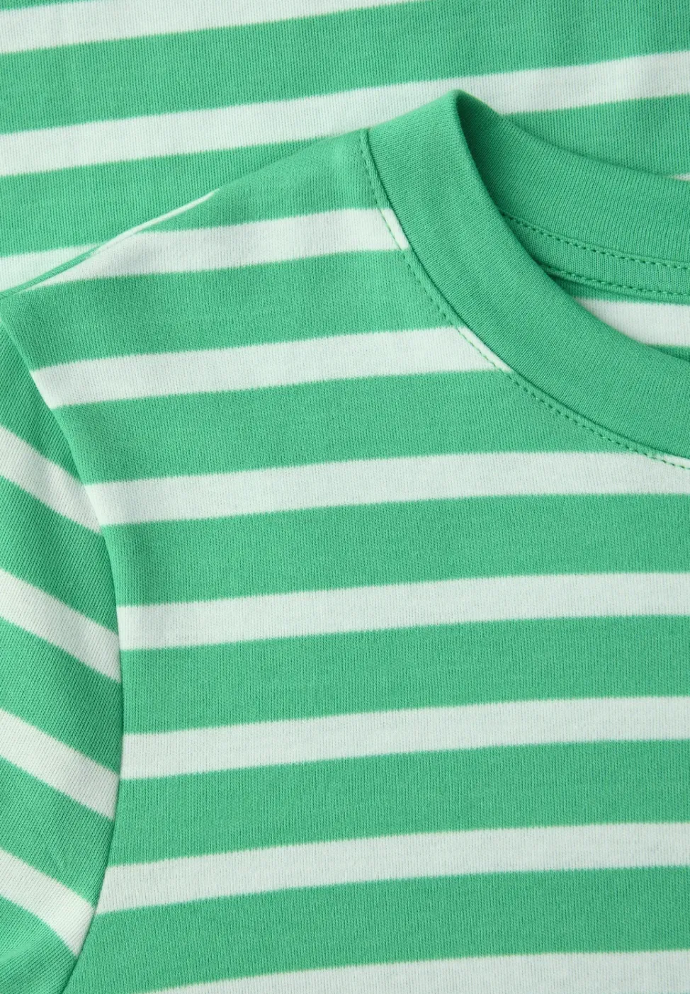 Kurzarm T-Shirt mit Streifenmuster
