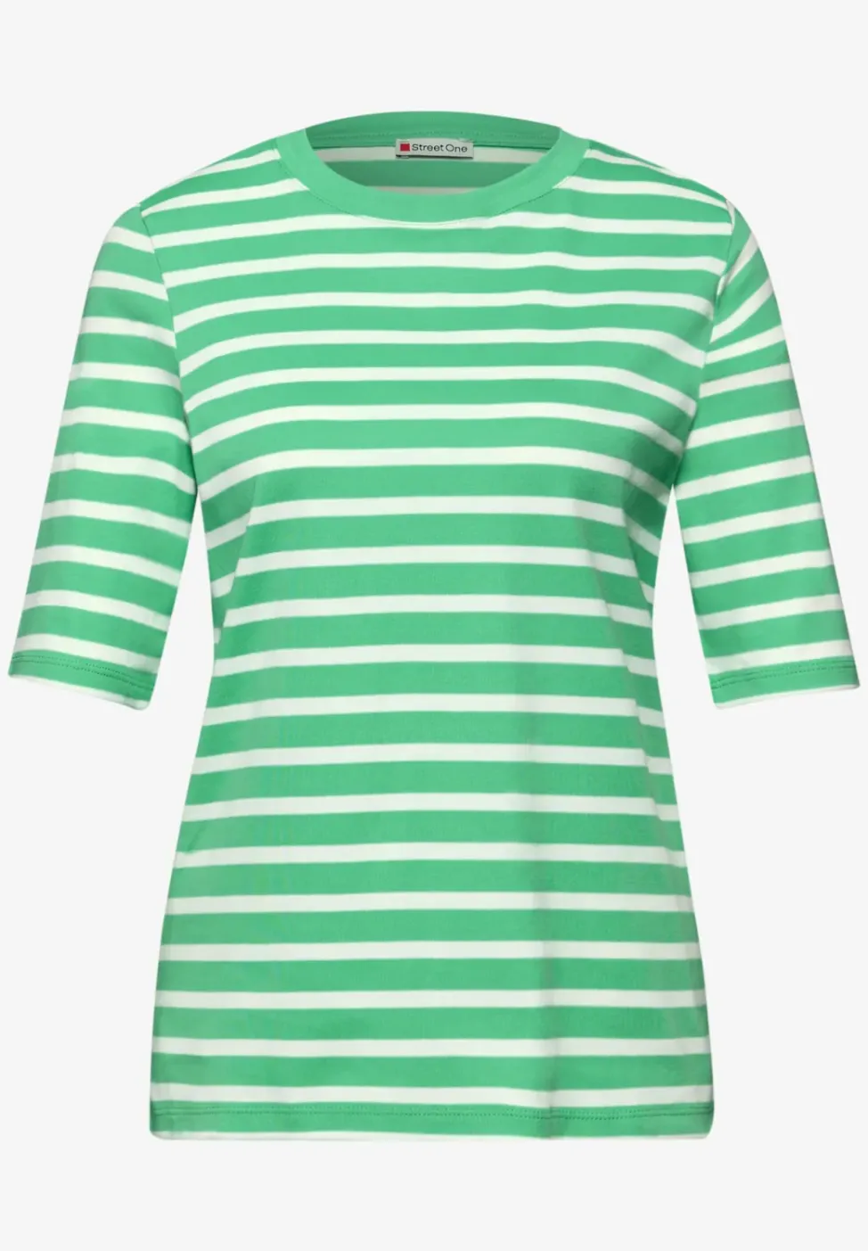 Kurzarm T-Shirt mit Streifenmuster