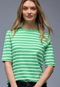 Kurzarm T-Shirt mit Streifenmuster