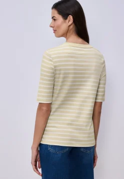 Kurzarm T-Shirt mit Streifenmuster