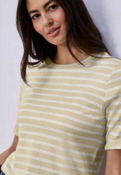 Kurzarm T-Shirt mit Streifenmuster