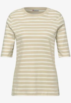 Kurzarm T-Shirt mit Streifenmuster