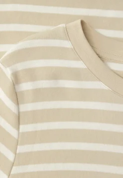 Kurzarm T-Shirt mit Streifenmuster