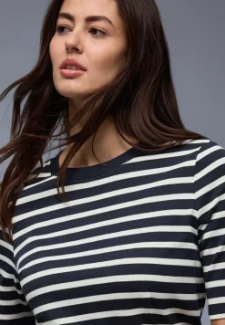 Kurzarm T-Shirt mit Streifenmuster