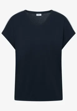 Kurzarm T-Shirt mit Tape-Detail