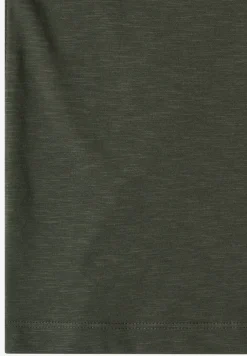 Kurzarm T-Shirt mit U-Boot-Ausschnitt