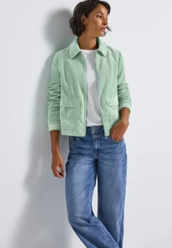 Kurze Cordjacke