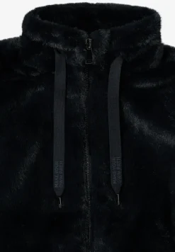 Kurze Fellimitat Jacke