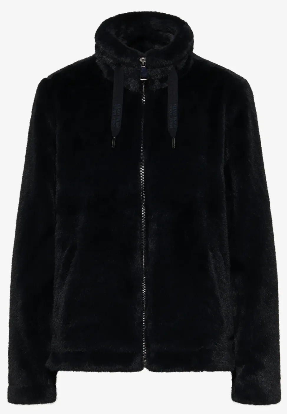 Kurze Fellimitat Jacke