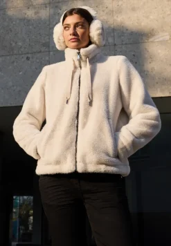 Kurze Fellimitat Jacke