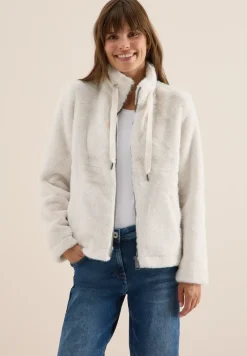 Kurze Fellimitat Jacke