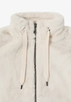Kurze Fellimitat Jacke