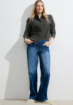 Kurze Hemdbluse