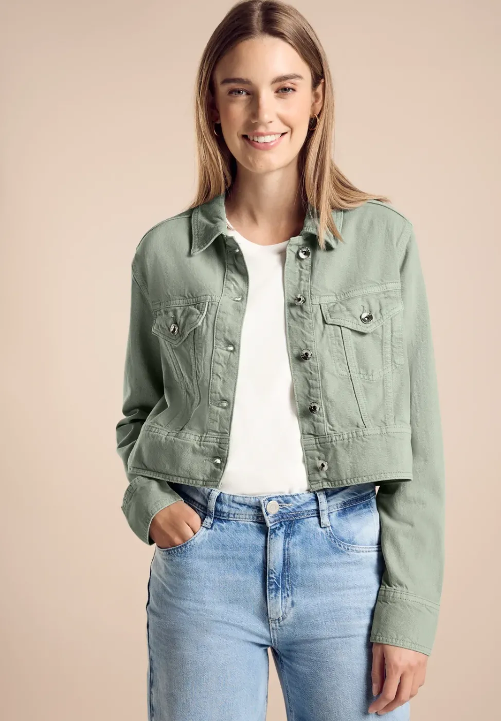 Kurze Jeansjacke