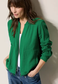 Kurze Musselin Jacke