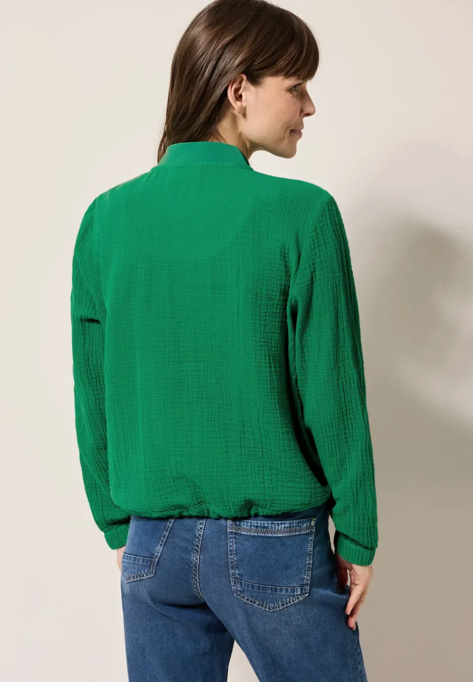 Kurze Musselin Jacke