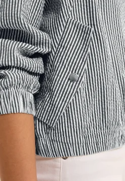 Kurze Seersucker Jacke
