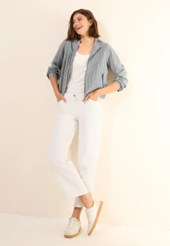 Kurze Seersucker Jacke