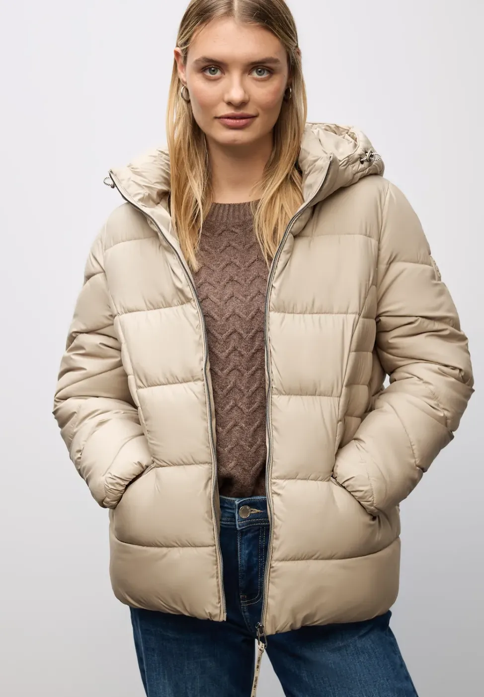 Kurze Steppjacke