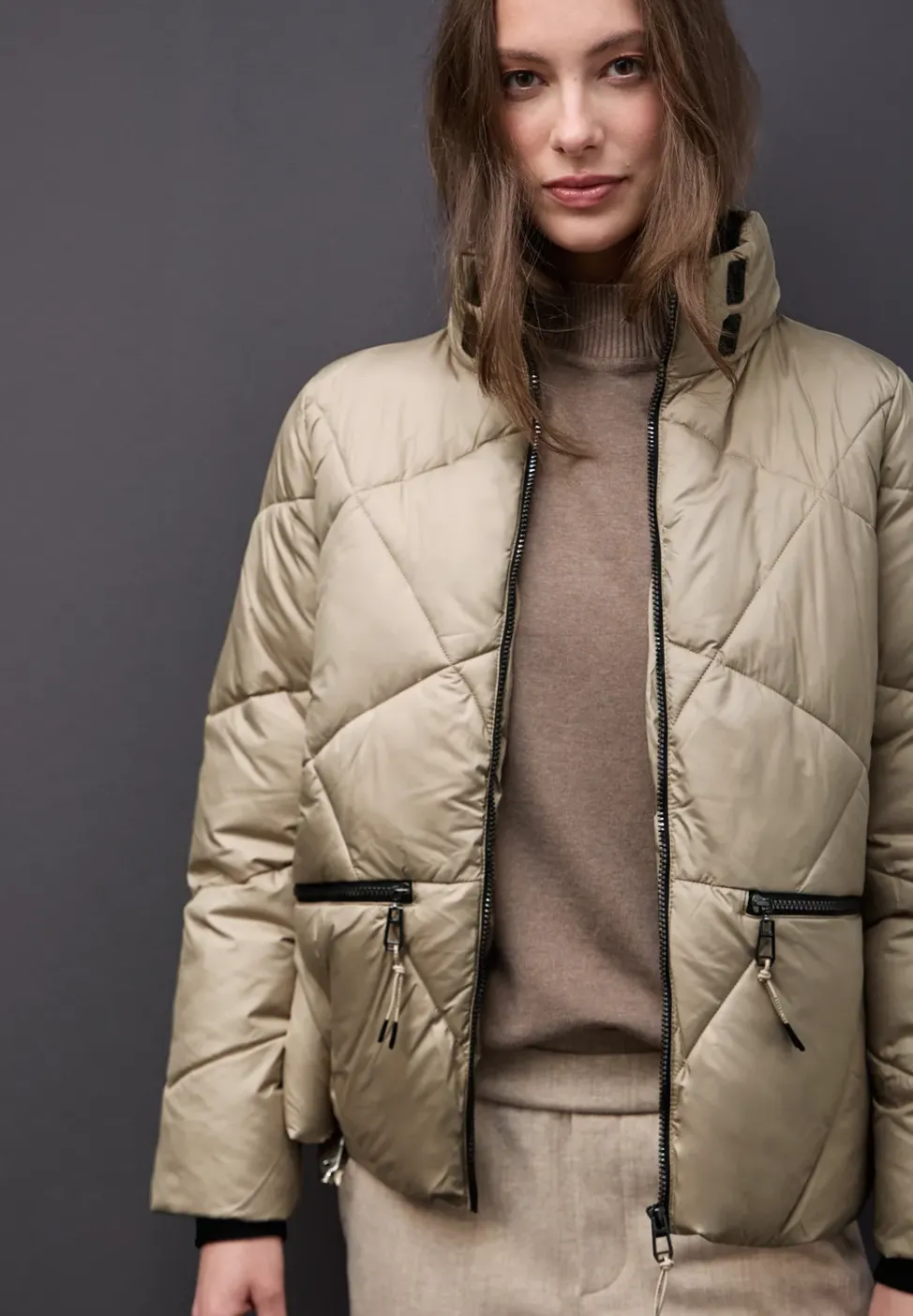 Kurze Steppjacke