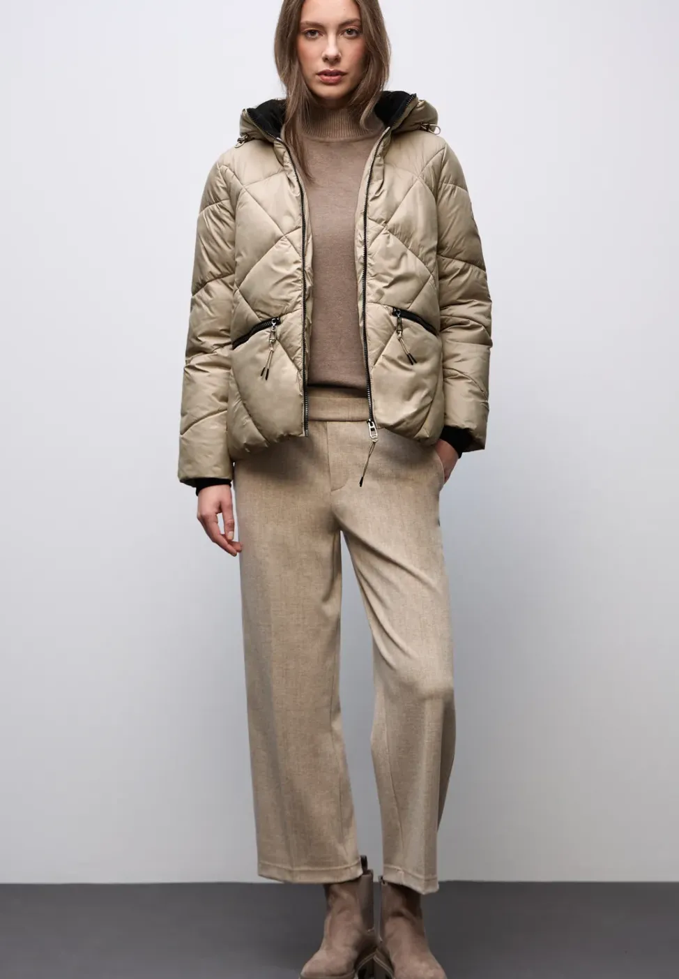 Kurze Steppjacke