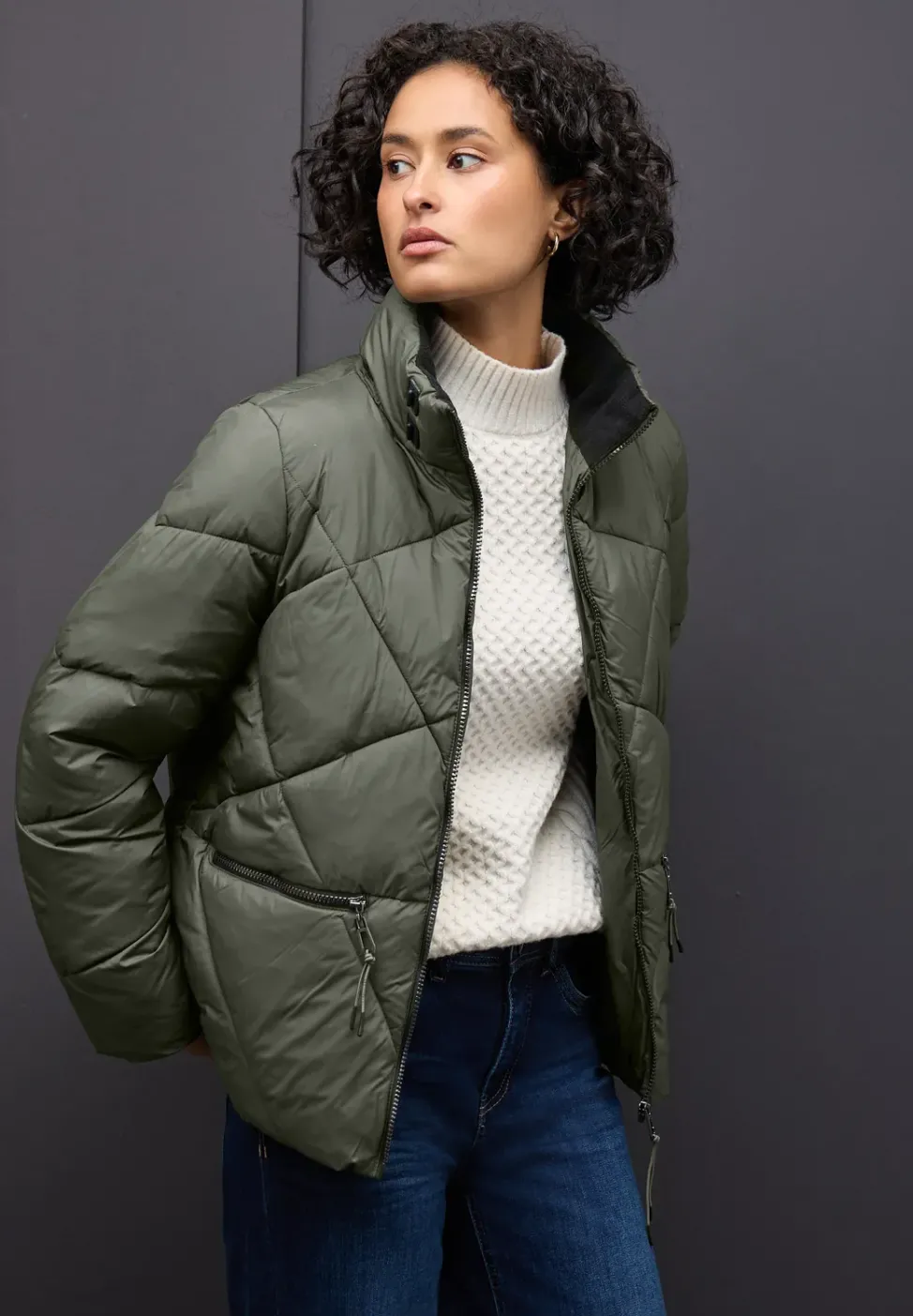Kurze Steppjacke