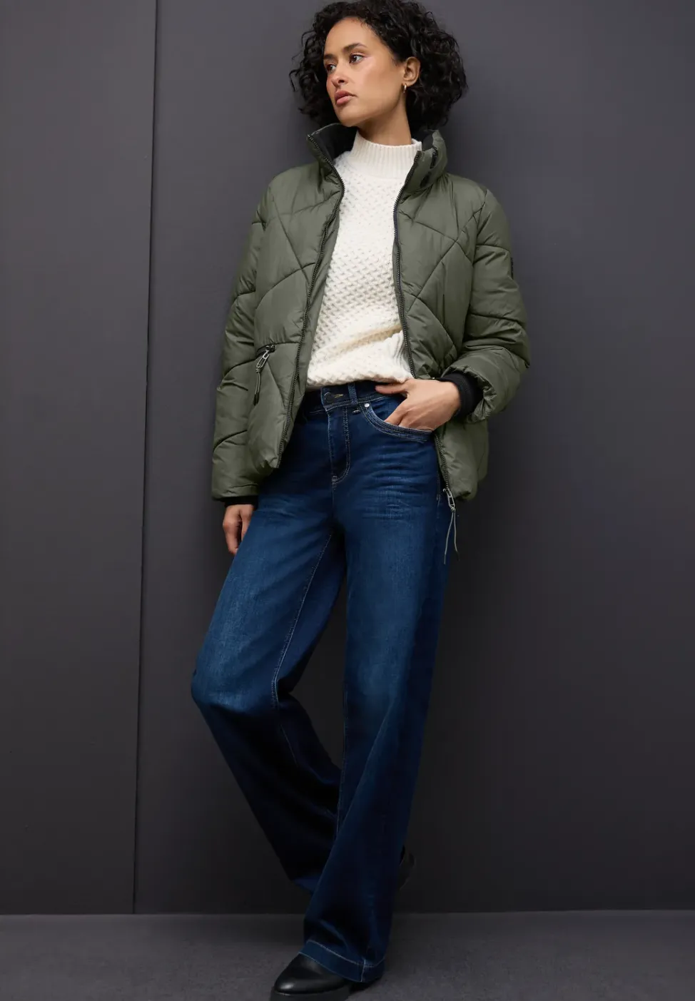 Kurze Steppjacke