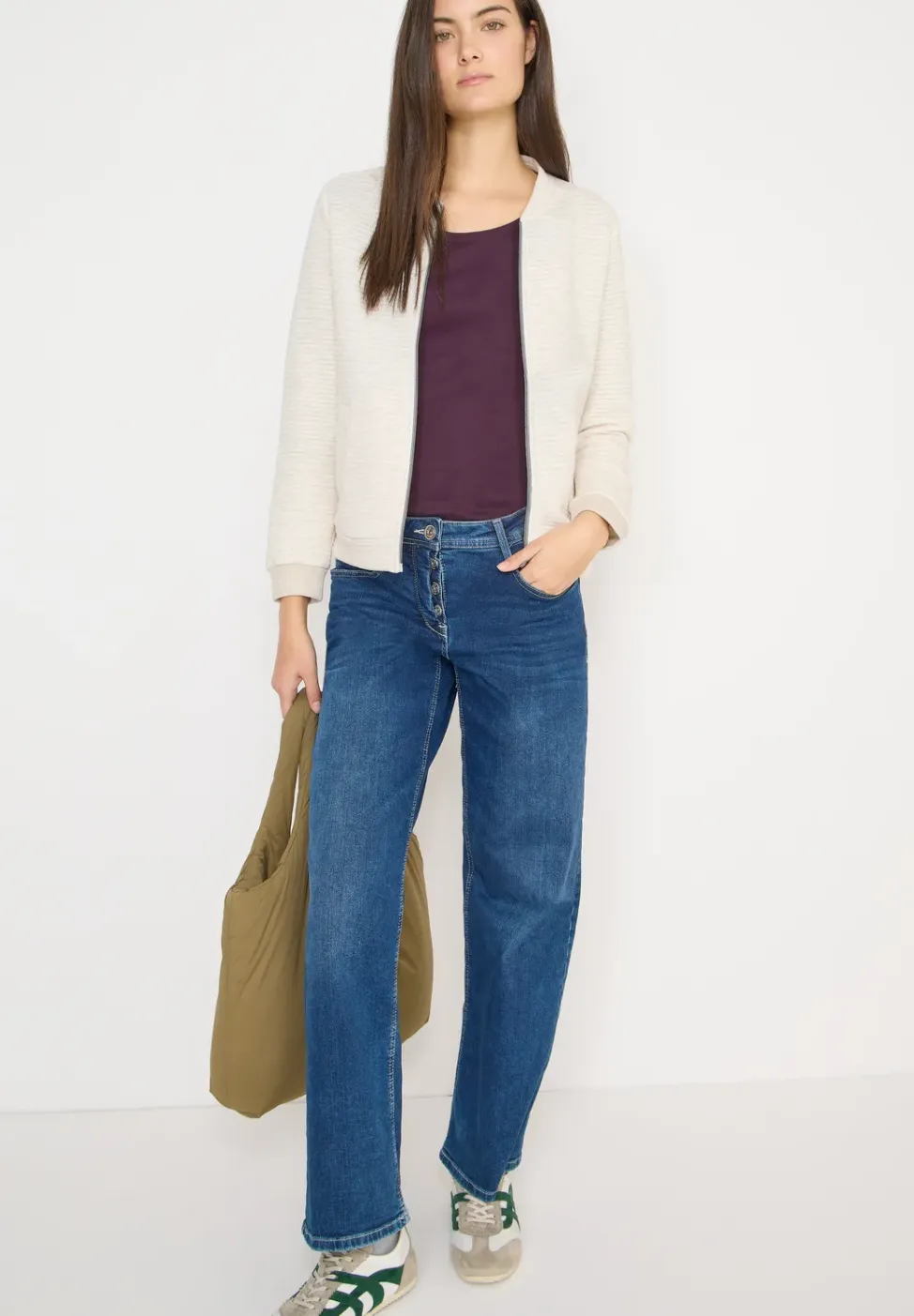 Kurze Strukturjacke