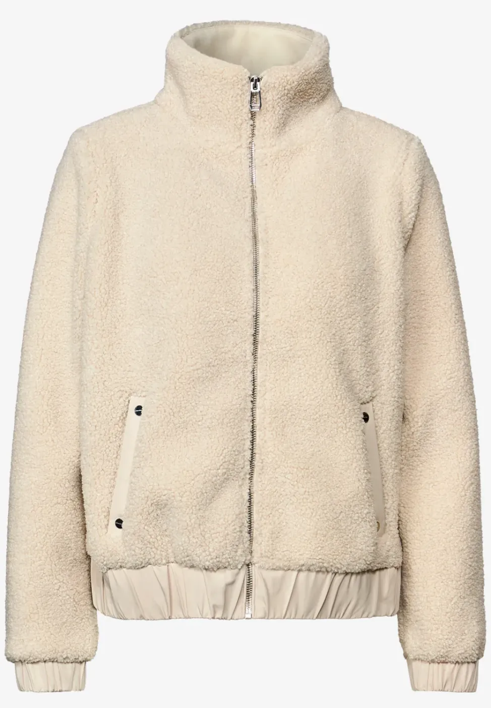 Kurze Teddy Jacke