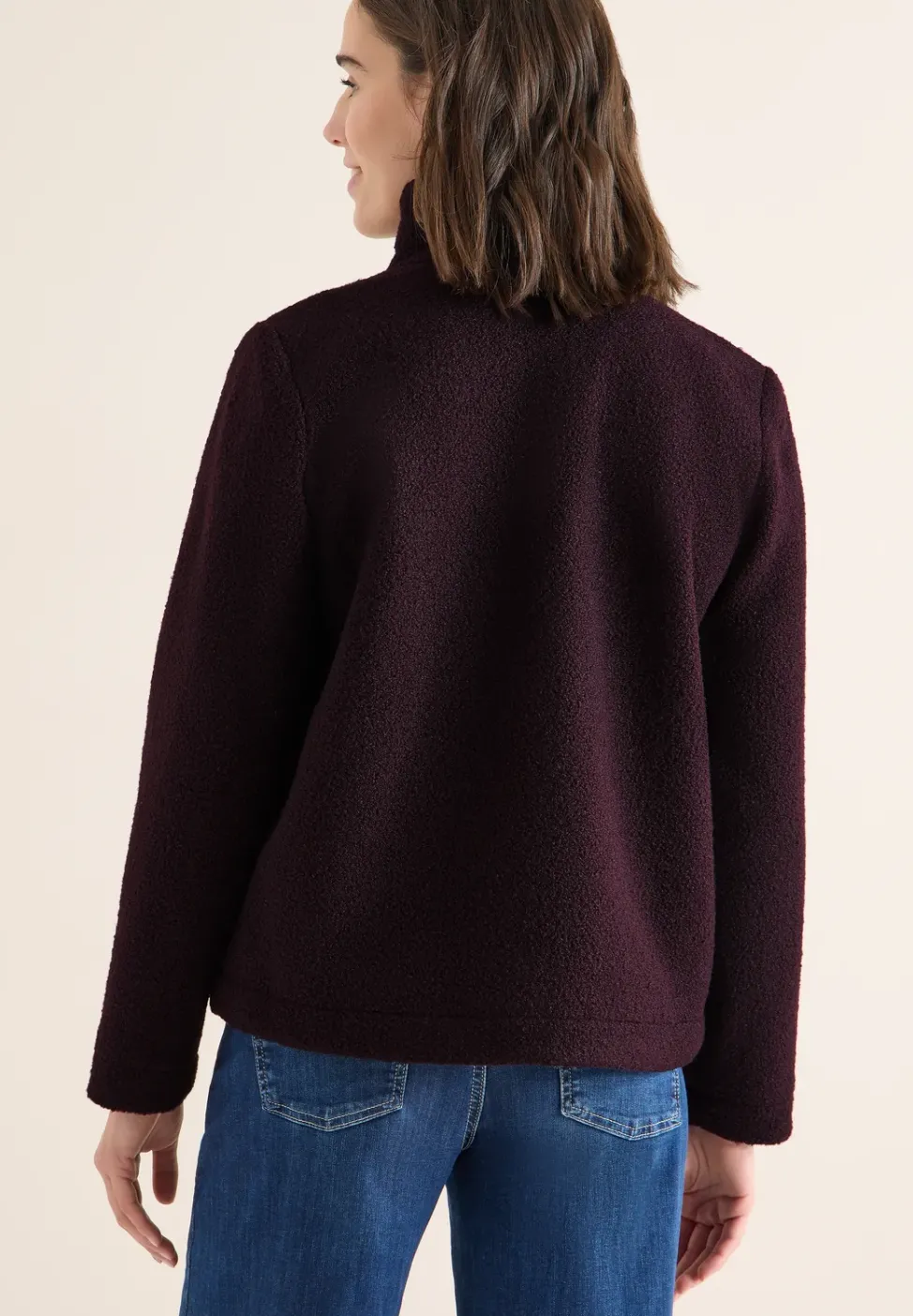 Kurze Teddy-Jacke