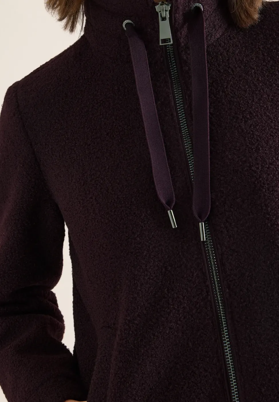 Kurze Teddy-Jacke