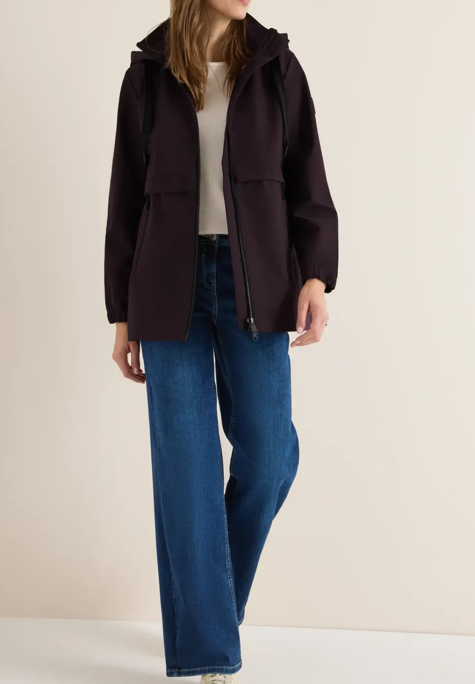 Kurze Trench Jacke