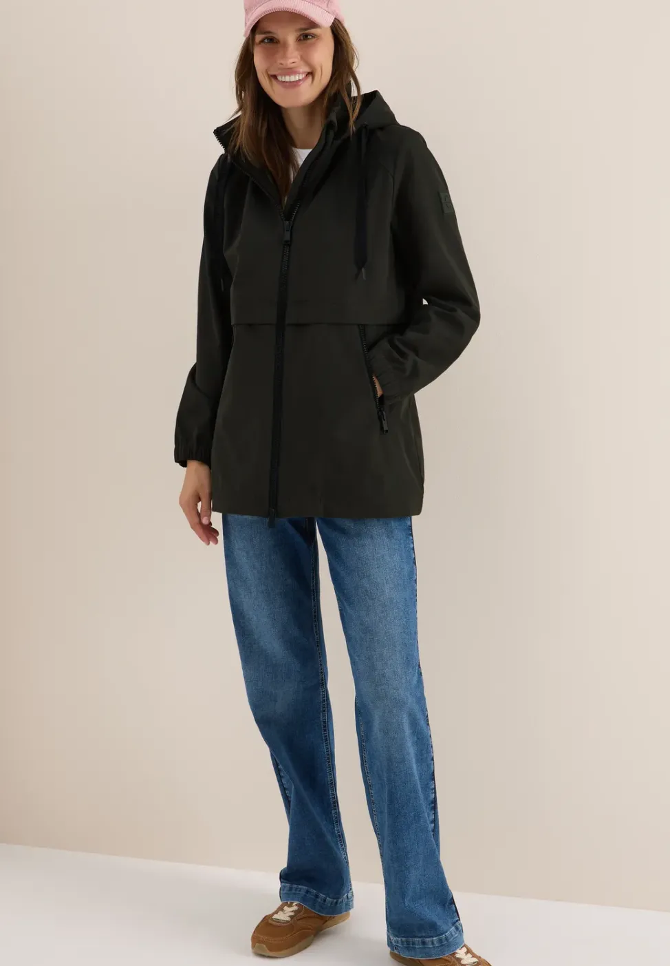 Kurze Trench Jacke
