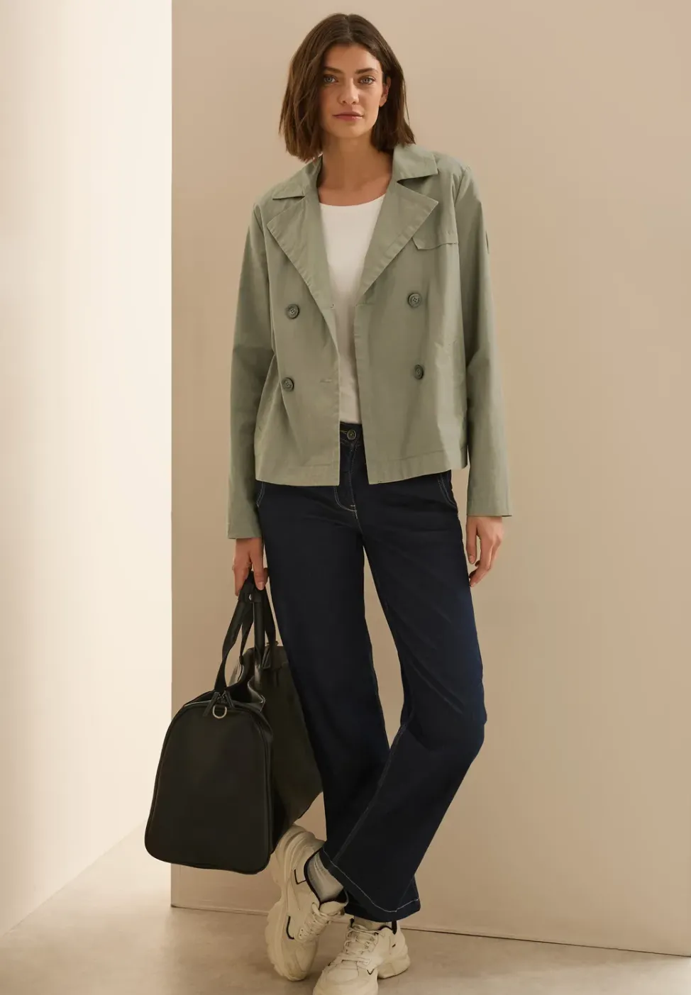 Kurze Trenchcoat